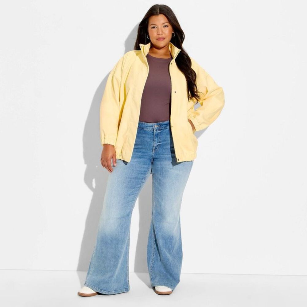 Women's Bomber Jacket - Wild Fable Light Yellow XXL